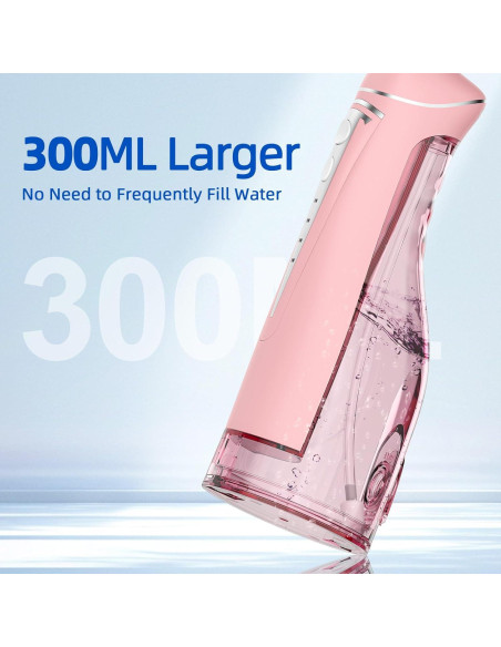Irrigador Oral Inalámbrico ToFlow C101 300ml Rosa IPX7