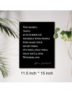 Arte de Pared en Lienzo Cita Inspiradora 30x38 cm JerLoe 2