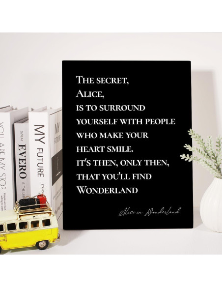 Arte de Pared en Lienzo Cita Inspiradora 30x38 cm JerLoe