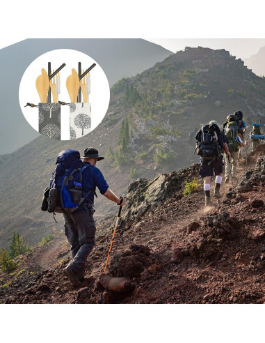 Juego de Cubiertos de Bambú UPTRUST - 6 Piezas Reutilizables