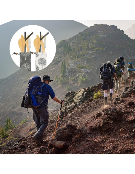 Juego de Cubiertos de Bambú UPTRUST - 6 Piezas Reutilizables