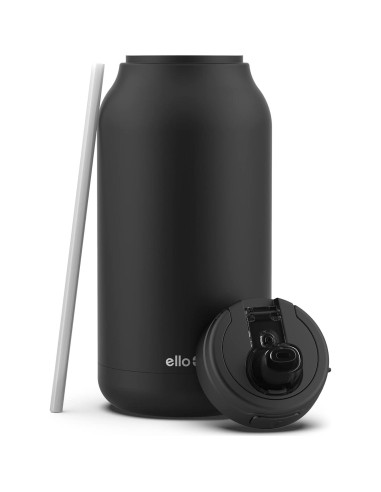 Jarra Aislada al Vacío Ello Hydra 1.89L Acero Inoxidable Negro