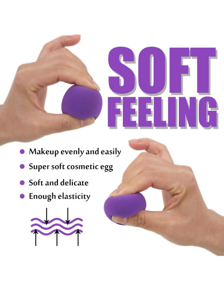 Juego de Esponjas de Maquillaje 12pcs + Soporte S SUSANN