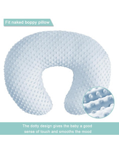 Funda de Almohada de Lactancia Owlowla Azul Bebé 100% Poliester 2