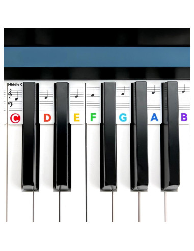 Etiquetas de Teclado de Piano Online-Welcome 61 Teclas Silicona