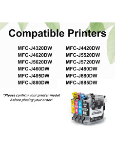 Cartuchos de tinta F FINDERS&CO LC203 10-Pack para impresoras 2