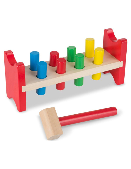 Juguete de Madera Golpea-Clavo Melissa & Doug - 28x12cm