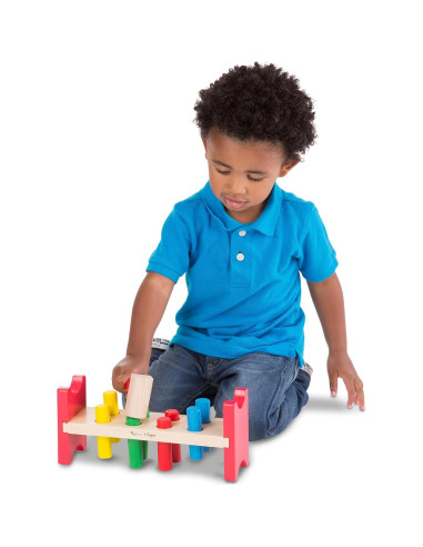 Juguete de Madera Golpea-Clavo Melissa & Doug - 28x12cm