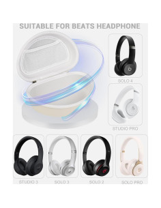 Funda Dura para Auriculares Beats - Beige, Protección y Almacenamiento 2