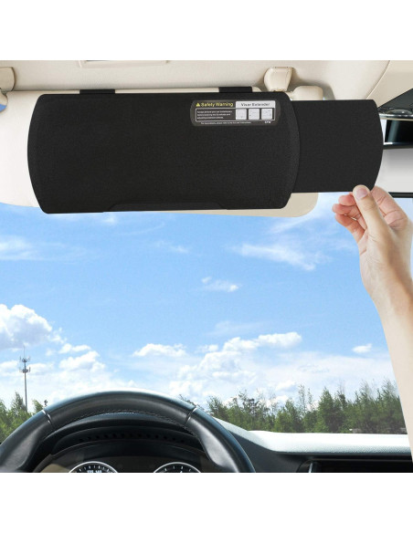 Extensor de Visera Solar TFY para Parabrisas y Ventanas 2 Pzas