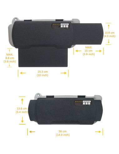 Extensor de Visera Solar TFY para Parabrisas y Ventanas 2 Pzas