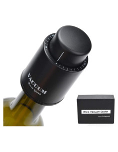 2 Tapones de Vacío para Botellas de Vino Sunwuun - Conservador Reutilizable
