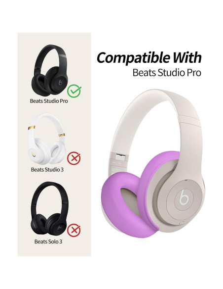 Funda de Silicona Morada para Auriculares Beats Studio Pro