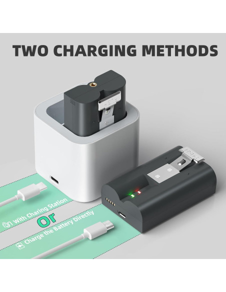 Baterías de Reemplazo E EGOWAY 6400mAh para Timbres Ring