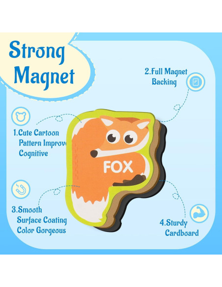 Letras Magnéticas de Alfabeto Soarly con Animales 26 PCS