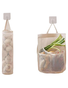 Bolsas de Almacenamiento de Malla HINIHAO 17.78x42 cm Reutilizables