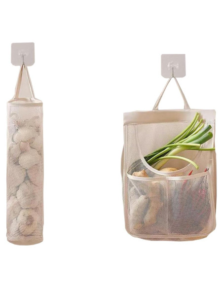 Bolsas de Almacenamiento de Malla HINIHAO 17.78x42 cm Reutilizables