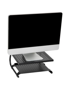 Soporte para Monitor Metal Mind Reader 2 Niveles Ventilado 35.56x31.75x15.24cm Negro