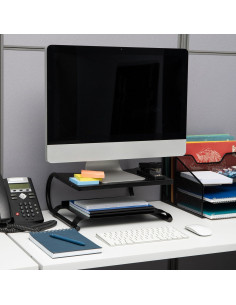 Soporte para Monitor Metal Mind Reader 2 Niveles Ventilado 35.56x31.75x15.24cm Negro 2