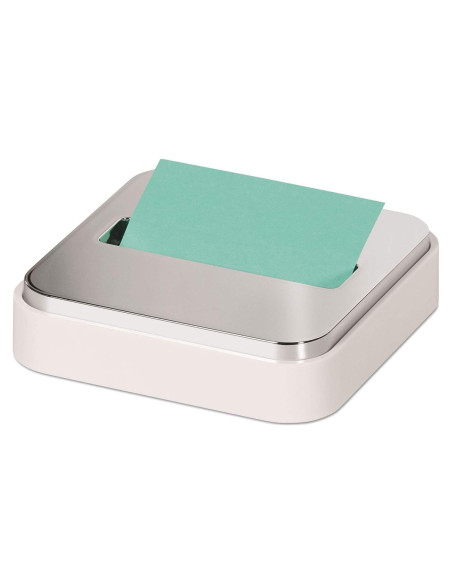 Dispensador de Notas Post-it 3M STL-330-W Base Blanca Acero