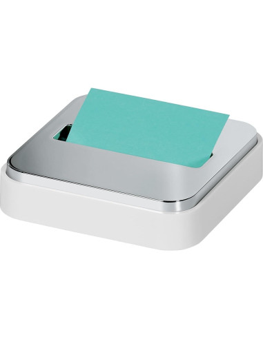 Dispensador de Notas Post-it 3M STL-330-W Base Blanca Acero
