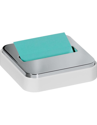 Dispensador de Notas Post-it 3M STL-330-W Base Blanca Acero