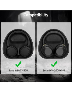 Funda Dura Fintie para Auriculares Sony WH-CH520/WH-1000XM4 Negra 2