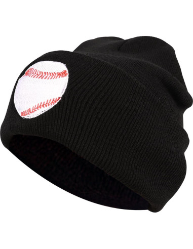 Gorro de punto unisex Mutakin con bordado de perro