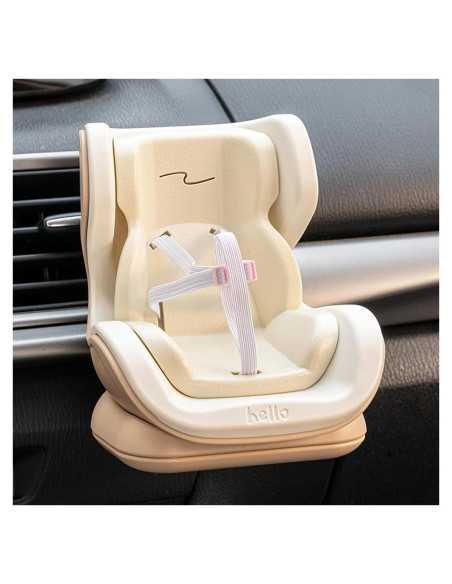 Asiento de coche para muñecas NUJOLI con clip de ventilación