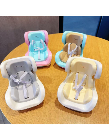 Asiento de coche para muñecas NUJOLI con clip de ventilación