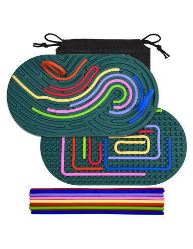 Tablero de Actividad Sensorial SHONSILIC Verde Oscuro 22x12 cm