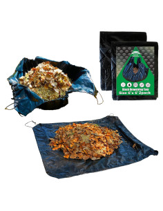 Bolsa de Hoja RAINDEWAY 1.83x1.83m 2pack Poliéster Negro