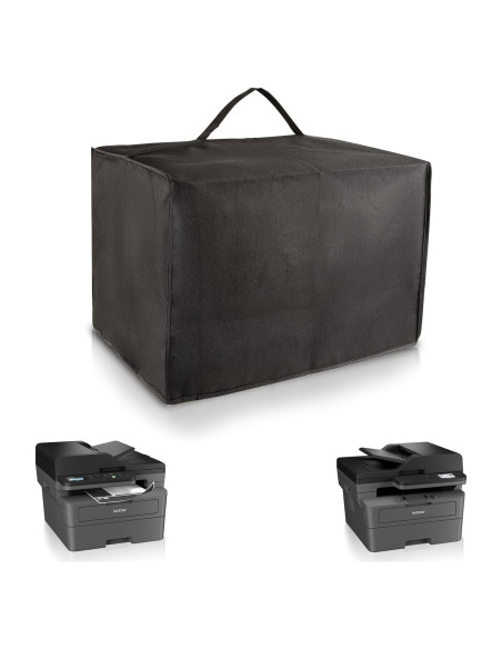 Cubierta de Impresora SEJGGKQ Negra Impermeable 43x46x32 cm
