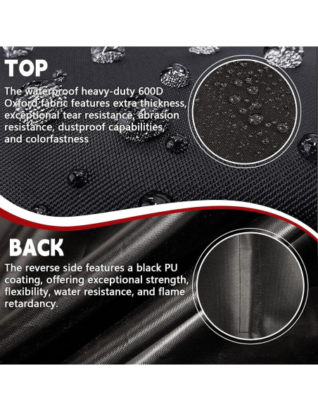 Cubierta de Impresora SEJGGKQ Negra Impermeable 43x46x32 cm