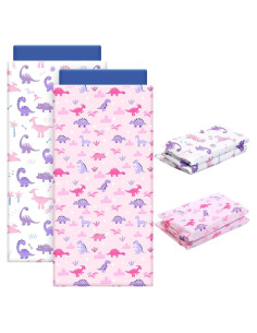 Funda de Colchoneta Microfibra CroBlissful 120x54 cm Dinosaurio