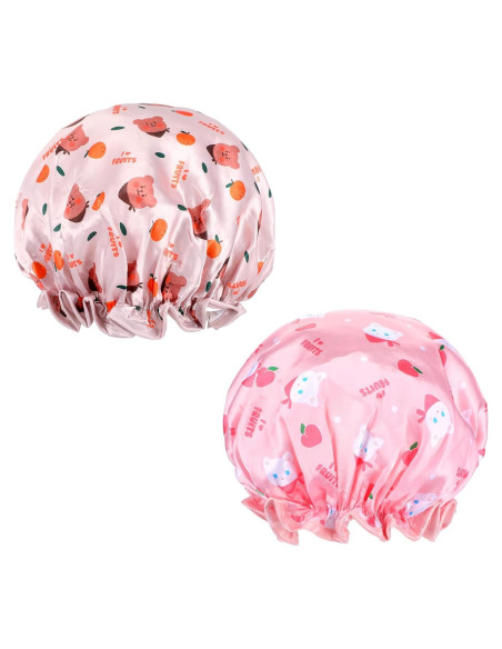 2 Gorras de Ducha para Niños DOPENSPI Animales Caricatura 26cm