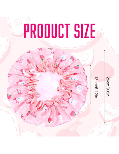 2 Gorras de Ducha para Niños DOPENSPI Animales Caricatura 26cm