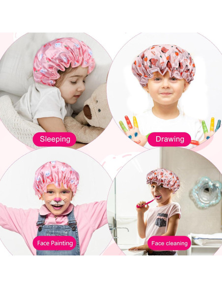 2 Gorras de Ducha para Niños DOPENSPI Animales Caricatura 26cm