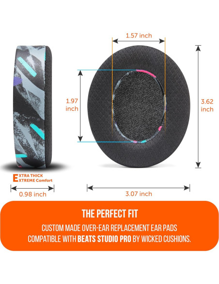 Almohadillas de Gel Refrigerante Wicked Cushions para Beats Studio Pro