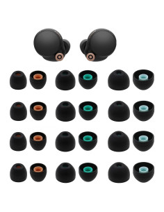 Puntas de oído Sony para auriculares intrauditivos - 12 pares S/M/L