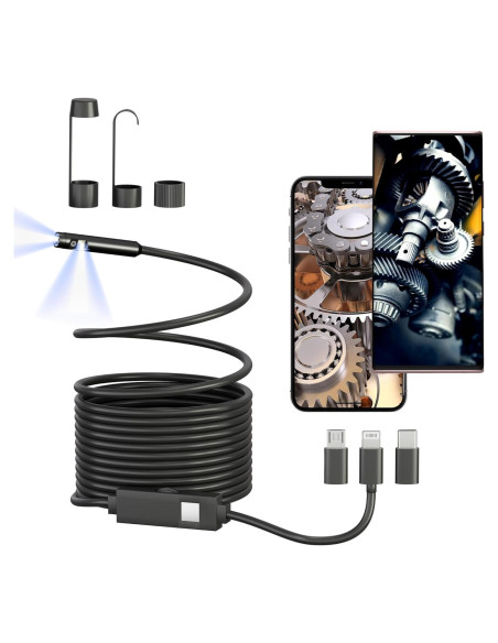 Borescopio Doble Lente MatrixCamp 5M IP67 HD 1920P