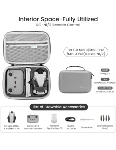 Funda Compacta Skyreat para Drone DJI Mini 4 Pro - 28x19x8.5cm 2