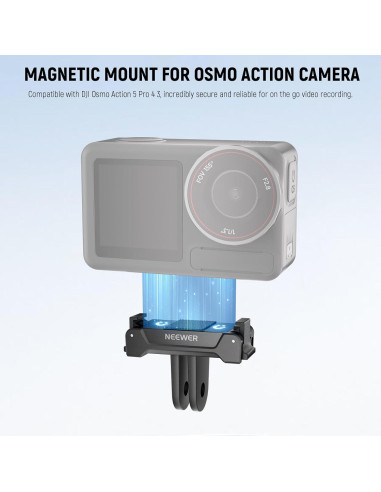 Adaptador de Montaje Magnético NEEWER GP-73 para DJI Osmo Action 5 Pro/4/3