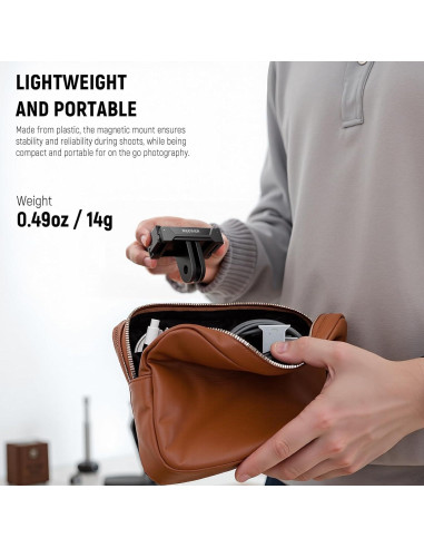 Adaptador de Montaje Magnético NEEWER GP-73 para DJI Osmo Action 5 Pro/4/3