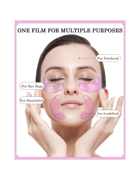 20 Pares de Mascarillas Hidratantes Aaiffey para Labios y Ojos 20 Pares de Mascarillas Hidratantes Aaiffey para Labios y Ojos