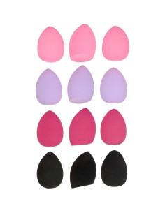 Paquete de 12 Esponjas de Maquillaje MHB - Beauty Blenders Variados 2