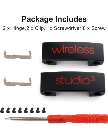 Reemplazo Hinge Metal para Auriculares Beats Studio 3.0