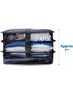 Organizador de Equipaje Stow-N-Go Gran Fusión - Negro L 2