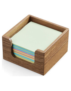 Soporte para Notas Adhesivas de Madera Acacia Bivvclaz 8.89x5.18cm