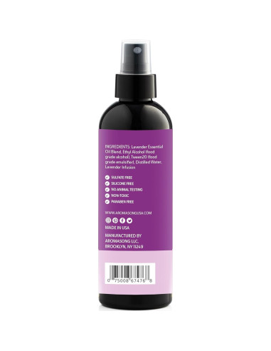 Spray de Lavanda Aromasong 118 ml - Relajante Natural para Dormir